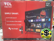 TCL 32 Inch Android Smart HDTV.