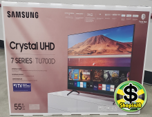 Samsung 55 Inch 4K UHD TV TU700